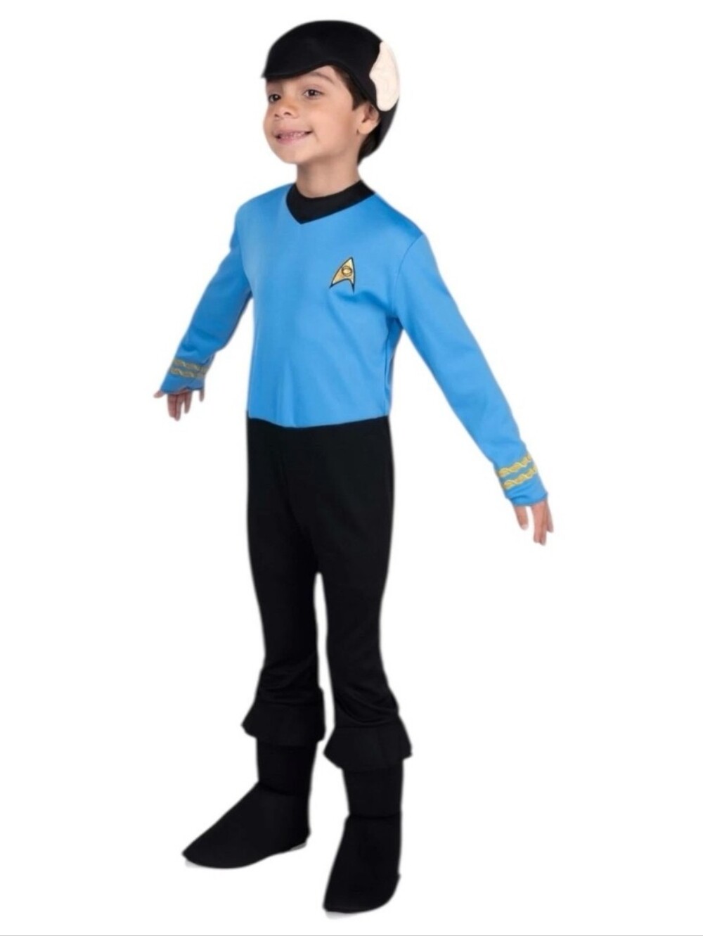 Toddler Deluxe Star Trek Commander Spock Jumpsuit - Morris Costumes (3T-4T) New